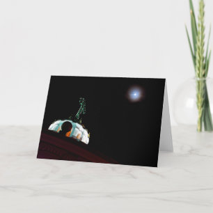 Cartão Lua e cruz, Quito, Equador