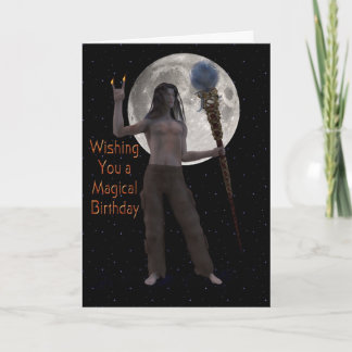 Cartão Lua e Magick