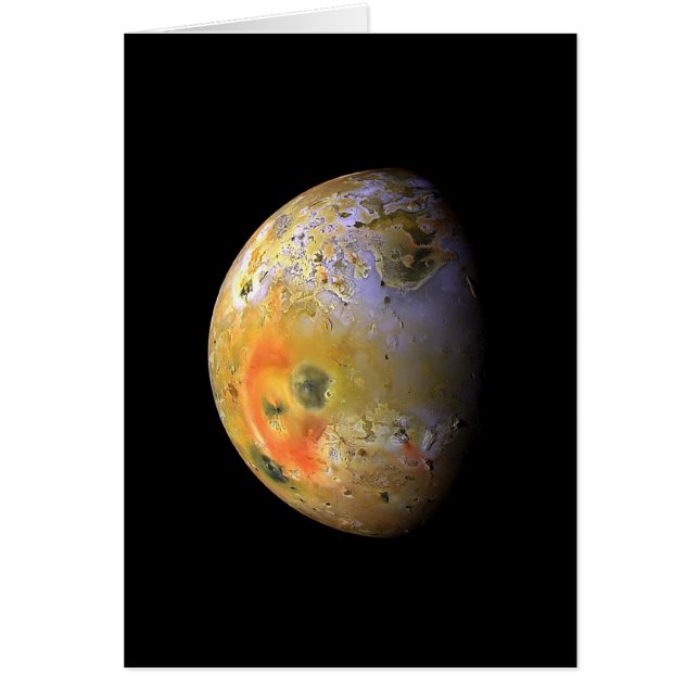 Cartão Lua Júpiter Lo NASA (Frente)