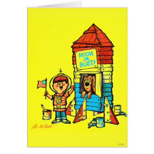 Cartão Lua ou busto!