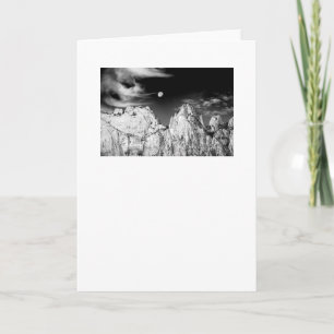 Cartão Luar ao nascer do sol no Parque Nacional de Zion