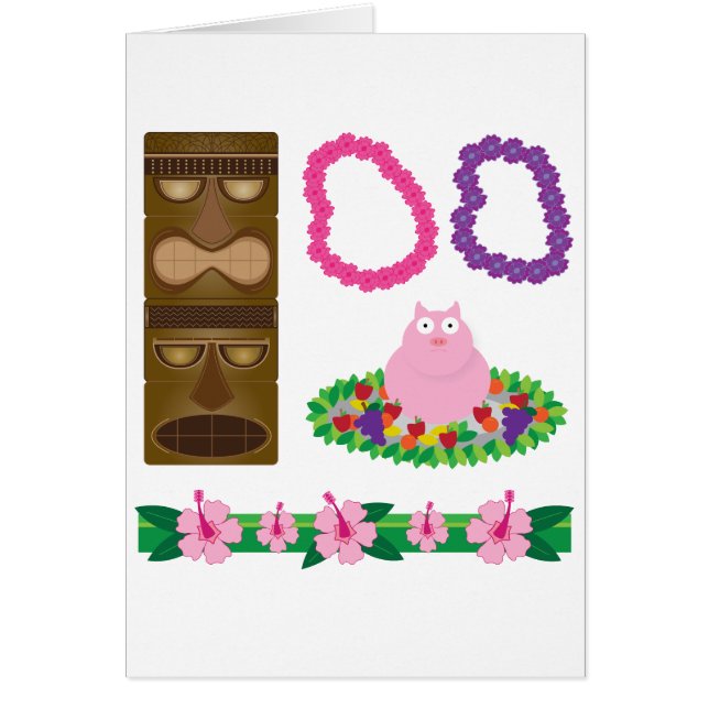 Cartão luau (Frente)