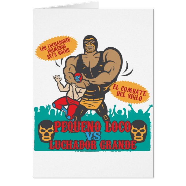 Cartão Luchador Noche (Frente)