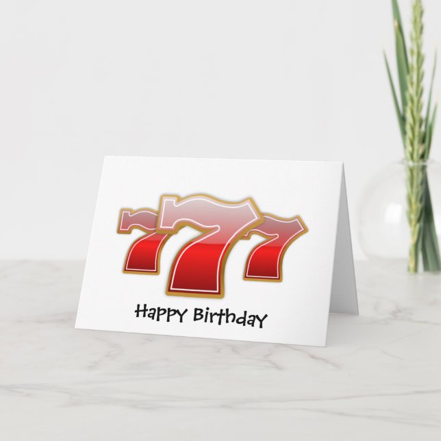 Cartão Lucky 7 (Frente)