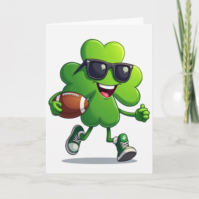 Cartão Lucky Clover Sporty Cool Card (Frente)
