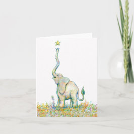 Cartão Lucky Elephant - Note Card - 4" x 5.6"