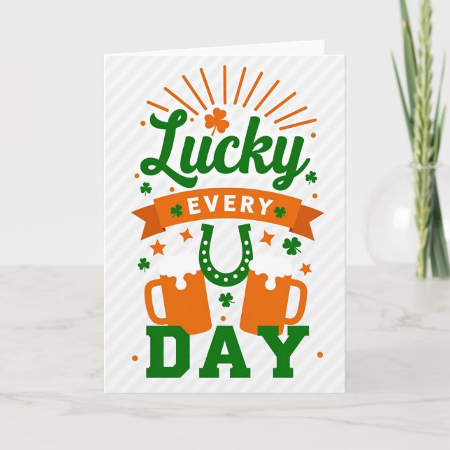 Cartão Lucky Every Day Card (Frente)