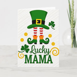 Cartão Lucky Mama Shamrock