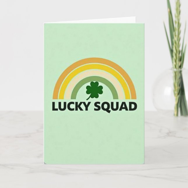 Cartão Lucky Squad Rainbow Card (Frente)