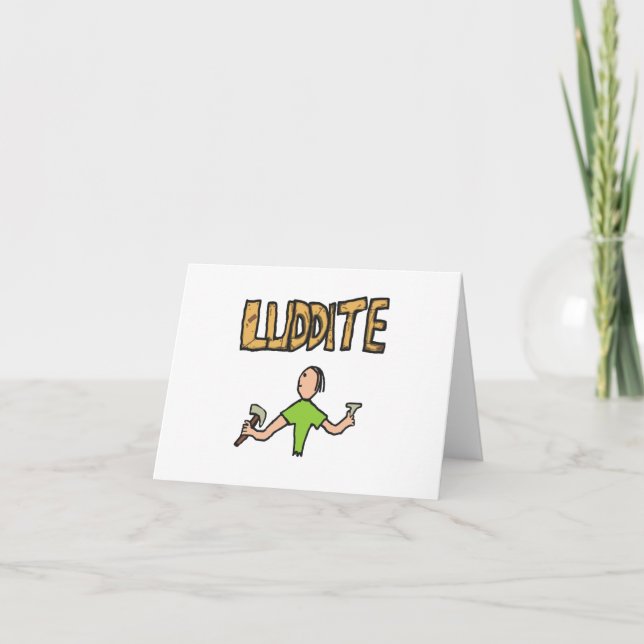 Cartão Luddite (Frente)