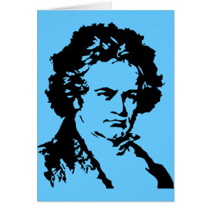 Cartão Ludwig van Beethoven