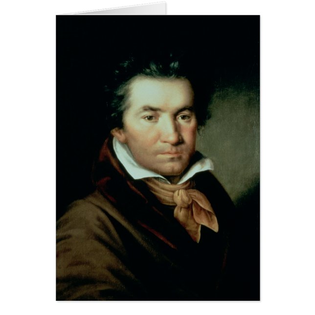 Cartão Ludwig van Beethoven (Frente)