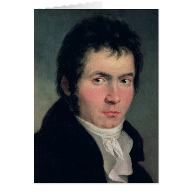 Cartão Ludwig van Beethoven, 1804 (Frente)