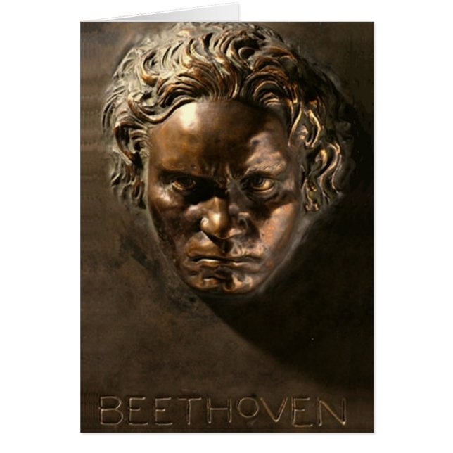 Cartão Ludwig von Beethoven (Frente)