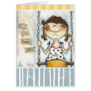 Cartão Lugar Feliz - Dentro Vazio