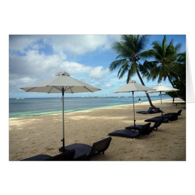 Cartão lugares de puka Beach (Frente Horizontal)