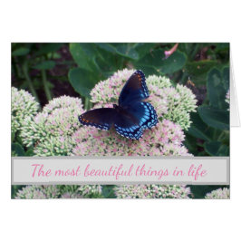 Cartão Lugares Desafiadores da Borboleta Emergente