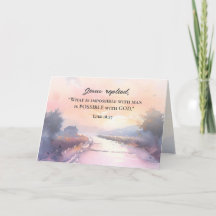 Luke 18:27 Jesus respondeu possível com Bíblia de 