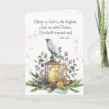 Luke 2:14 Glória a Deus no Natal Mais Alto