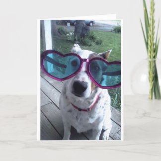 Cartão Luna Says "Bad Hair Day? Get bigger glasses"