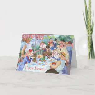 Cartão Luncheon do Partido Bunny