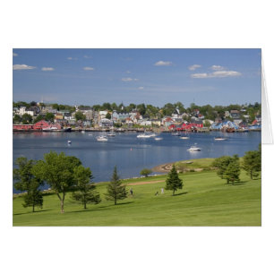 Cartão Lunenberg, Nova Escócia, Canadá.