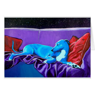 Cartão 'Lurcher Starlit