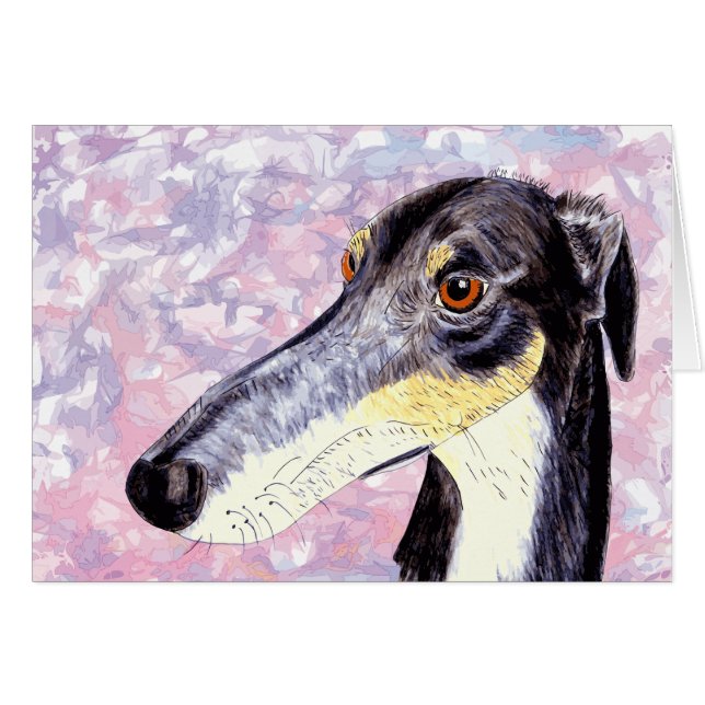 Cartão Lurcher subtil (Frente Horizontal)
