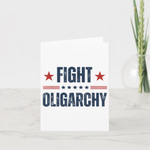 Cartão Luta contra a Oligarchy 2025