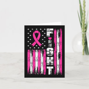 Cartão Luta contra o Cancer Brevemente Rosa-Briso-Rosa-Ba