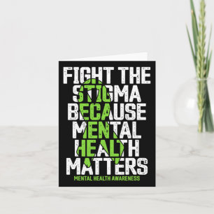 Cartão Luta Contra O Estigma Porque Problemas De Saúde Me