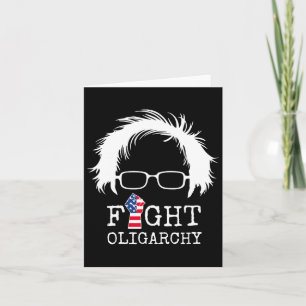 Cartão Luta Contra Os Sanders Da Oligarchy E A Liberdade