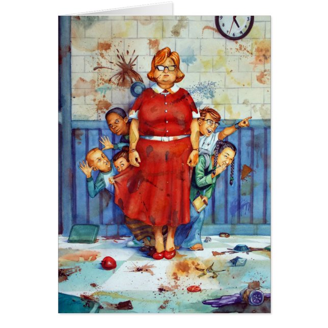 Cartão Luta da comida (Frente)