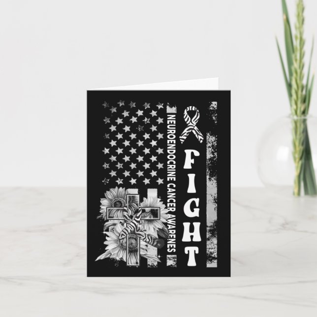 Cartão Luta Usa Bandeira Sunflower Christian Burgundy (Frente)