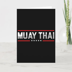 Cartão Lutador Esportes Muay Thai Mma Tailândia Boxe Mart