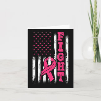 Cartão Lutar contra a Consciência do Cancer da Fita Rosa