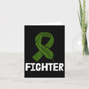 Cartão Lutar contra o Estigma Fita Verde Camisa Saúde Men