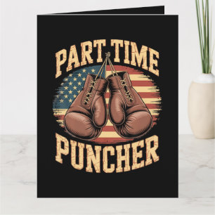 Cartão Luvas de Boxe Part Time Puncher