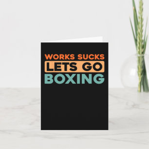 Cartão Luvas de Boxer - Boxing Sparring Boxing