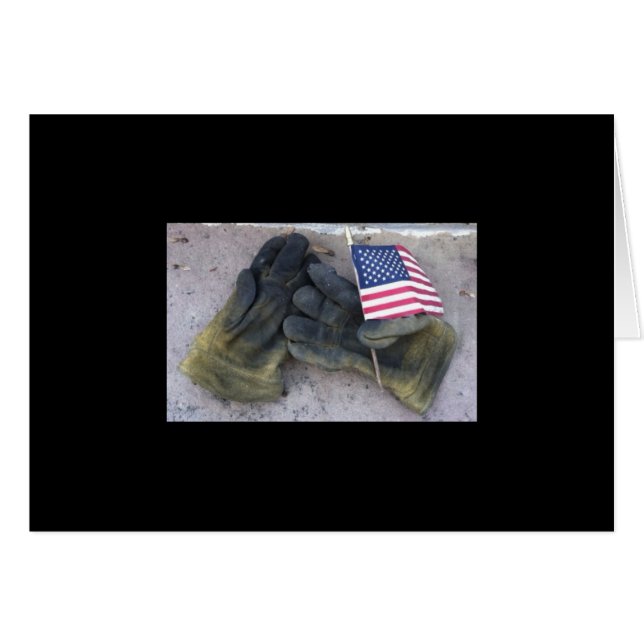 Cartão Luvas de fogo e Glória Velha (Frente Horizontal)