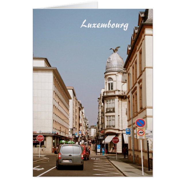 Cartão Luxemburgo (Frente)