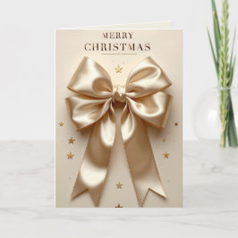 Cartão Luxuoso Arco de Champanhe Feliz Natal Férias