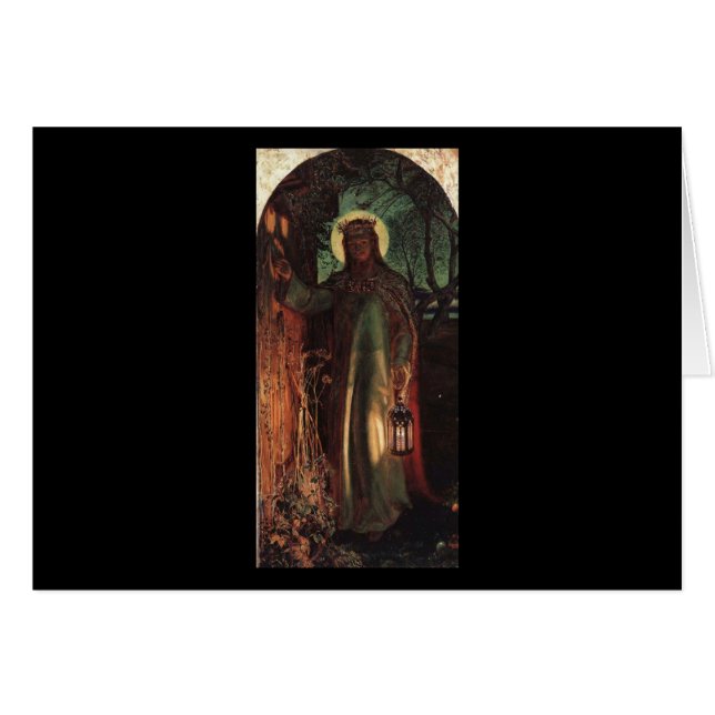 Cartão Luz da caça de William Holman do mundo (Frente Horizontal)