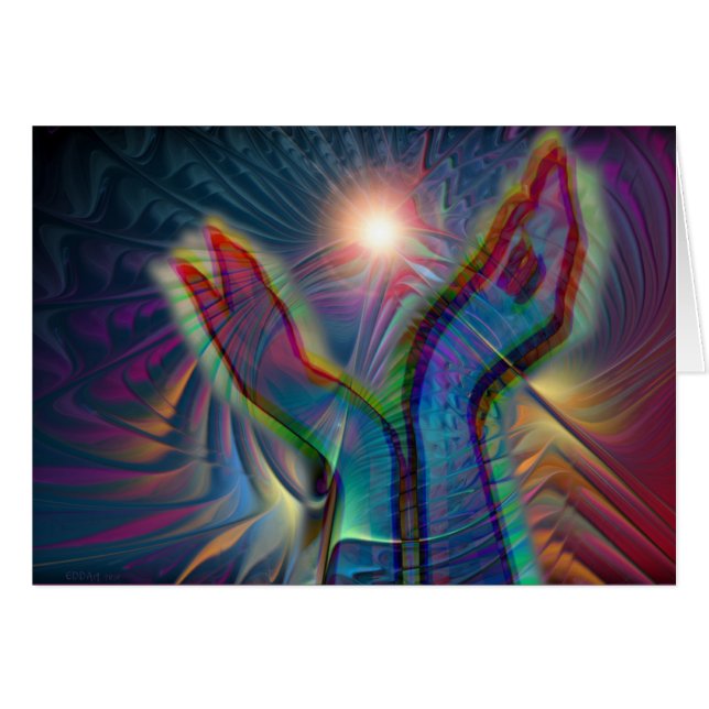 Cartão Luz Da Esperança (Frente Horizontal)