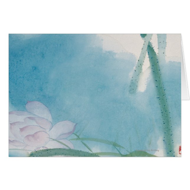 Cartão Luz da manhã (Frente Horizontal)