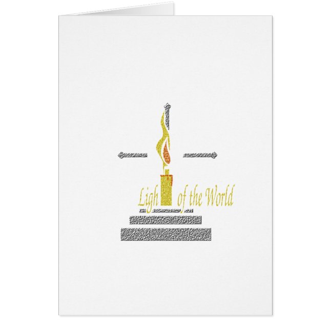 Cartão Luz do Mundo (Frente)