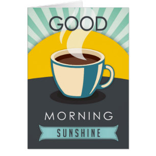 Cartão Luz do sol do bom dia