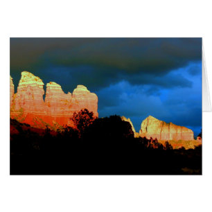 Cartão Luz do sol em Rock Steamboat