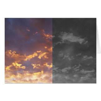 Cartão Luz e Escuro