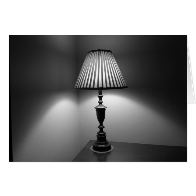 Cartão Luz e sombreado / Noir (Frente Horizontal)